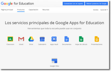 Google Suite para la educación