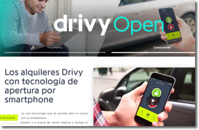 Drivy Open permite alquilar un coche, encontrarlo y abrirlo con el teléfono