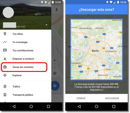 Si vas a viajar, utiliza Google Maps para guardar tus trayectos