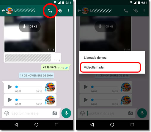 Llegan las videollamadas a WhatsApp, ahora sí