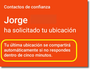 Contactos de confianza de Google, app de localización en caso de emergencia