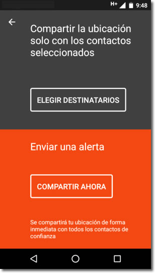 Contactos de confianza de Google, app de localización en caso de emergencia