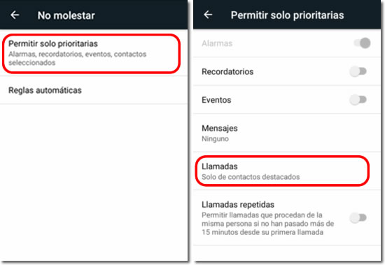 La función No Molestar de los teléfonos