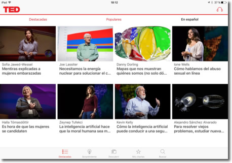 TED, vídeos de charlas inspiradoras y disponibles en todas las plataformas