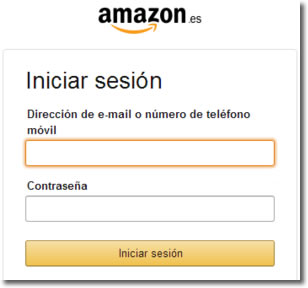 Campaña masiva de correos electrónicos para robar las cuentas de Amazon