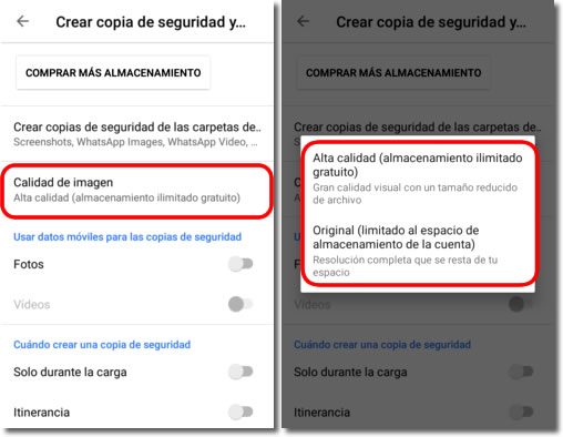 Preguntas frecuentes sobre el funcionamiento de Google Fotos