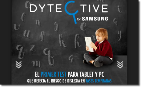 Dyctective de Samsung detecta la dislexia de forma temprana