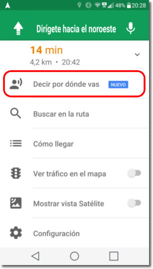 Ahora podemos compartir nuestra ubicación por Google Maps