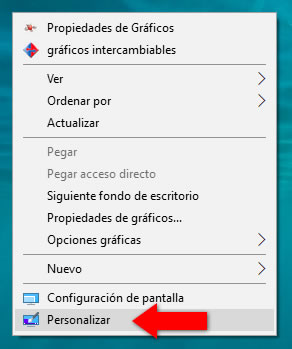 Cómo ver el icono de EQUIPO (Mi PC) en el escritorio de Windows 10