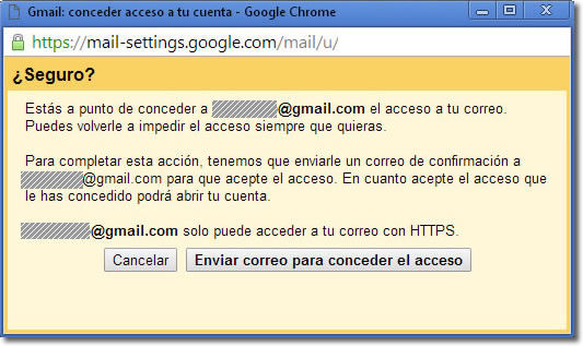 Puedes delegar tu correo Gmail para que lo gestionen otros usuarios