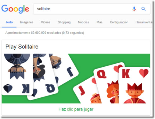 Los juegos ocultos en el buscador de Google