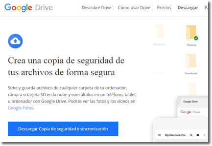 Backup and Sync es el servicio automático de copia de seguridad de Google