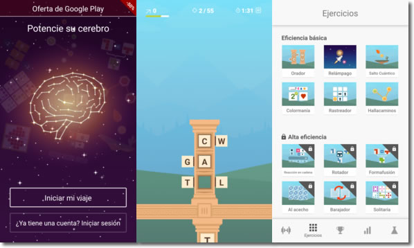 Los mejores juegos de ejercicio mental o brain training para Android