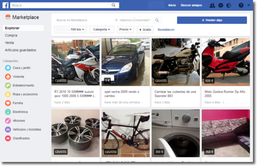 Marketplace, para comprar y vender por Facebook en nuestra zona