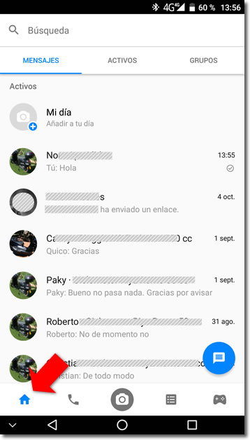 Conversaciones secretas y que desaparecen en Messenger