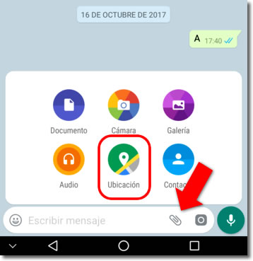 Whatsapp ya permite compartir la ubicación a tiempo real