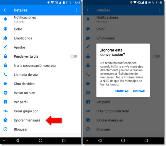 Por qué no le llega mi mensaje de Messenger si aparece activo