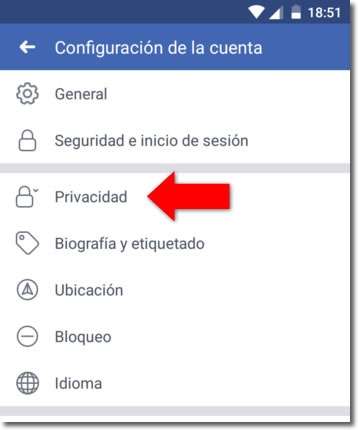 No quiero que aparezca mi nombre de Facebook en los buscadores