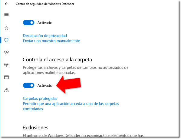 Protege tus archivos incluso del ransomware con Windows 10