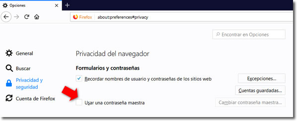 Comprueba las contraseñas de Internet que has guardado en tu navegador