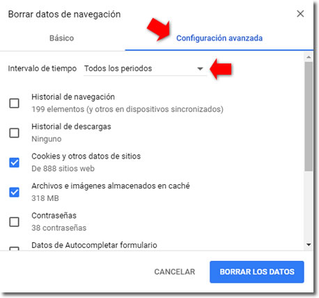 barrer fluctuar pastel Cuándo y cómo borrar caché y cookies del navegador - Hijos Digitales