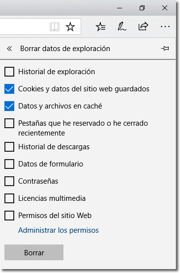 Cuándo y cómo borrar caché y cookies del navegador