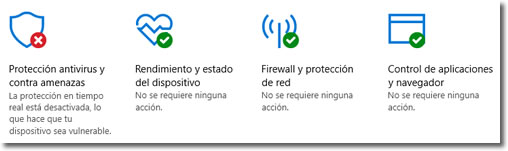 Revisa Windows Defender