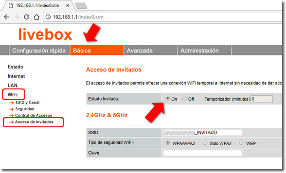 Utiliza la red Wifi para invitados de tu router por seguridad