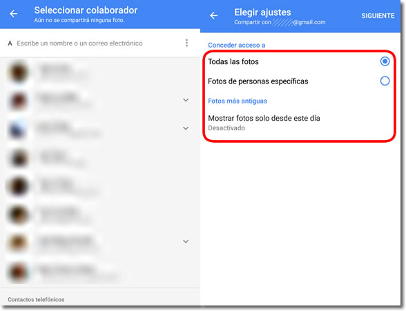 Cómo pasar todas mis fotos de Google Fotos de una cuenta a otra