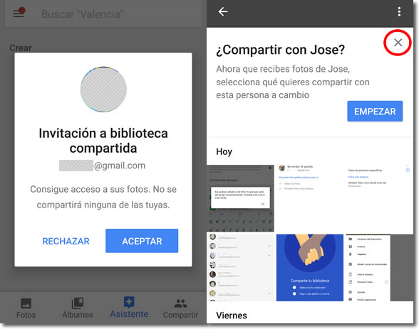 Cómo pasar todas mis fotos de Google Fotos de una cuenta a otra