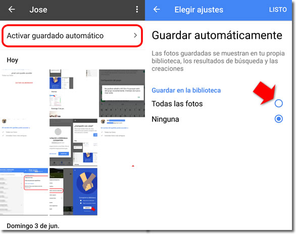 Cómo pasar todas mis fotos de Google Fotos de una cuenta a otra