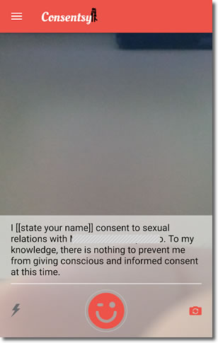 Aplicaciones para registrar el consentimiento sexual