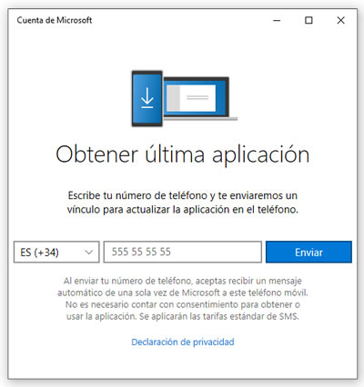Aplicación Tu Teléfono de Windows 10