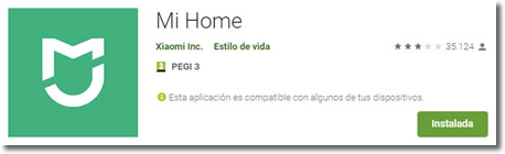 Dispositivos inteligentes para el hogar de Xiaomi