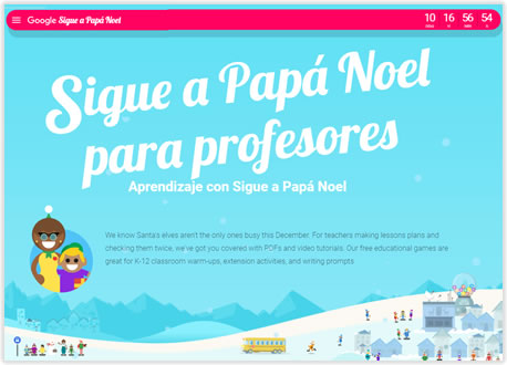 Sigue a Papá Noel