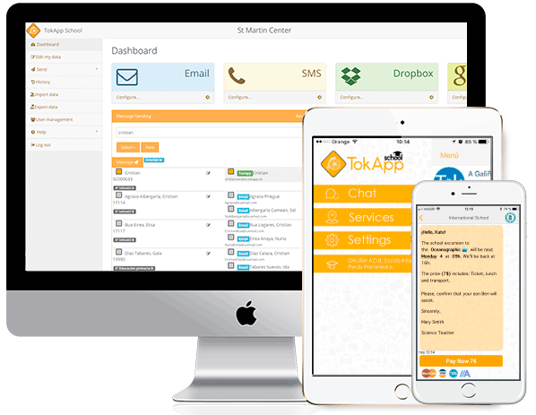 tokapp school es multiplataforma